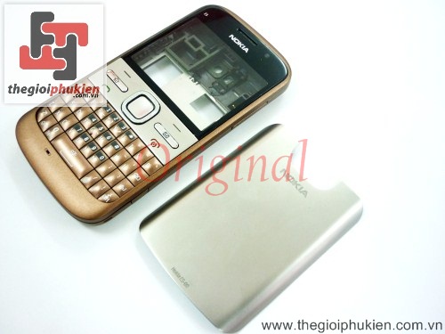 Vỏ Nokia E5 nâu Công ty full bộ